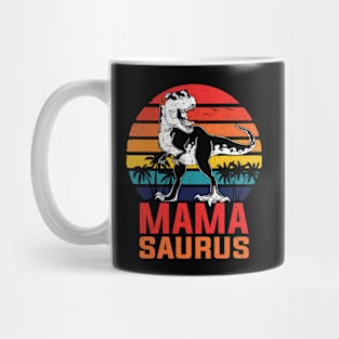 Mamasaurus T Rex Dinosaur Mama Saurus Family Matching Women Mug